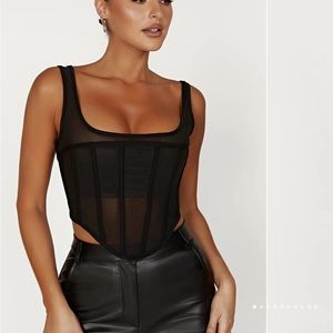 Meshki corset top size xs NWT